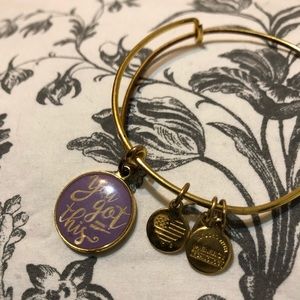 Alex and Ani “you got this” purple bracelet